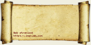 Nadja Borčić vizit kartica